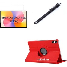 MSP Honor Pad X8B X8A 11INÇ ile Uyumlu Kılıf Dönen Tablet Kilifi Ekran Koruyucu+Kalem (Honorpad X8/x8 Pro Değildir)