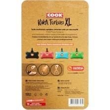 Prime Kaka Torbası, Büyük Boy, 4 Rulo x 30 Torba, 120 Adet, Kavun Kokulu, Turuncu