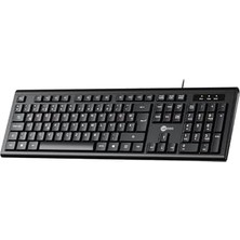 Prime KB101 USB Kablolu Türkçe F Klavye Siyah