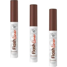 Prime Liner Colored Eyeliner - 111 Chocolate - Renkli Likit Eyeliner (3 Paketi)