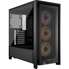 MSP Frame 4000D Rs Argb Modüler Mid-Tower Atx Pc Kasası – Yüksek Hava Akışı, 3x Önceden Takılmış Rs Argb Fanlar, Infinirail™ Fan Montaj Sistemi, Asus Btf, Msı Project Zero, Gigabyte Project