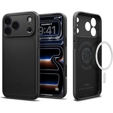 MSP iPhone 17 Pro ile Uyumlu Magsafe Kılıf Thin Fit Mag Fit Ultra Ince ve Hafif Siyah Kapak - ACS09934 (Spigen Tr Garantili)
