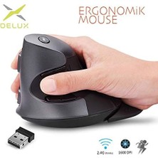 MSP M618GX Ergonomik Dikey 6 Tuşlu Kablosuz Optik Mouse