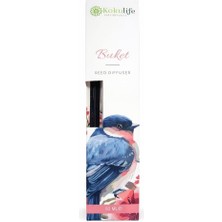 Prime Buket Reed Diffuser Oda Kokusu 50 Ml, Çubuklu Ortam Kokulandırıcı, Uzun Süre Kalıcı Ev Ofis Banyo Salon Koku Difüzörü, Dekoratif Cam Şişe Aromaterapi Ev Parfümü