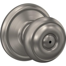 Prime F40GEO619 Georgian Privacy Knob, Satin Nickel, New,