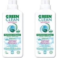 Prime U Green Clean Green Clean Sensitive Bitkisel Çamaşır Deterjanı 1000 ml X2 Adet
