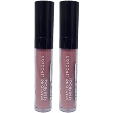 Karok Ticaret Staylong Lipcolor-Kissproof – Uzun Süre Kalıcı Lipgloss- Me Mocha 5 ml 331 2li Paket