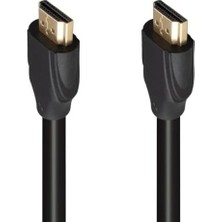 Prime Uçlu HDMI Kablo, Siyah, 1.5 Metre, 4K Ultra Hd ve 1080P Full Hd Destekli, Tv, Projektör ve Oyun Konsolu ile Uyumlu