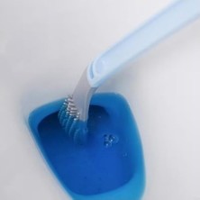 Prime Bakgelal Ergonomik Golf Sopası Tasarımlı Silikon Temizlik Fırçası (Mavi)