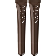Prime Matsu Espresso Glaze Lip Balm Glabridin & Kahve Aroması Brownie Işıltısı ve Yoğun Nem 15 ml (2 Paketi)