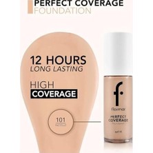 Prime Perfect Coverage Yüksek Pigmentli & Yarı Parlak Bitişli SPF15 Fondöten 101 Pastelle