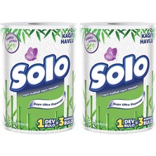 Prime Solo Bambu Dev Rulo Havlu 1:3 (2 Paketi)