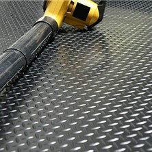 Prime Kauçuk Rulo "-Plate" - 3 mm x 1,2 M x 0,3 M Rulo - Siyah