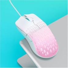 Prime Aula S11 Pro 3600DPI Rgb Optik Gaming Mouse Pembe