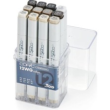 MSP Classic Marker Wg 12-Er Set W0, W1, W2, W3, W4, W5, W6, W7, W8, W9, G10, 0, Gri
