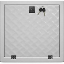 MSP Makine Dairesi Kapağı, 60X60 Cm, Polyester Fiber (Gri)