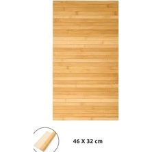 Prime Katlanabilir Bambu Dikdörtgen Çok Amaçlı Koltuk Kolçak Üstü Bardaklık ve Tepsi Supla - Doğal Ahşap Bambu 46X32 cm Kolçak Tepsisi - Rahat Kullanım Için Kaymaz Yüzey Tasarım