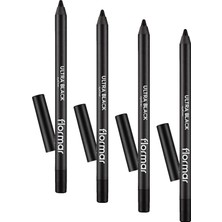 Prime Yüksek Pigmentli & Mat Bitişli 001 Jel Eyeliner (4 Paketi)