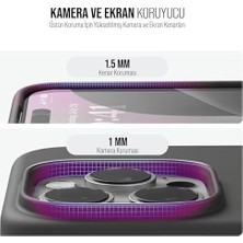 Prime Kılıf Ince Sıvı Silikon 3 Katmanlı Tam Kaplamalı Yumuşak Jel Kauçuk Kılıf Kapak, Siyah (11 Pro Max) (50)