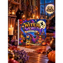 Atölye Yüksel Witch World Coloring Book ( Cadi Dünyası boyama Kitabi)21*21 Ebatinda 30 Sayfa