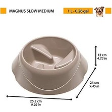 Prime Magnus Slow Medium Mama ve Su Kabı (1 Litre)