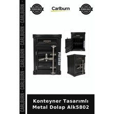 Carlburn Özel Üretim Endüstriyel Dekoratif Salon Ofis Depolama Konteyner Tasarımlı Metal Dolap ALK5802