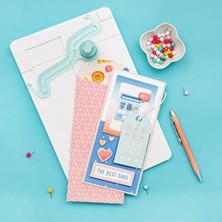 Prime We R Memory Keepers Kart Delme Tahtası - Ince, Sanat El Sanatları Dikiş Scrapbooking Günlük Baskıresim Kağıt Kart Yapımı Zımba Kağıtları Doğum Günleri Tatiller Düğünler Bebek Duş Parti