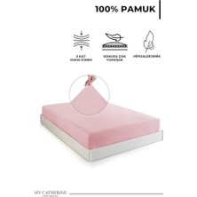 Prime Lastikli & Hipoalerjenik Çarşaf |%100 Pamuk Penye Kumaş | 120X200 cm Pembe, Luxcarsaf