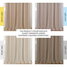Price Drapes Oturma Odası Için Ekstra Geniş Oda Karartma Perdeleri 100 x 120, BOCH-LN18538-120-DW (1 Panel) Göçebe Bronz