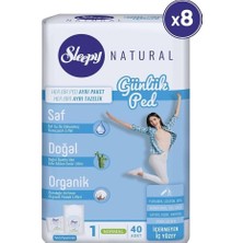 Prime Natural Günlük Ped Normal 8 x 40