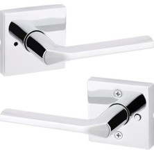 Prime Lizbon Gizlilik Kapı Kolu Yatak Odası/banyo Kapısı Için Cilalı Krom