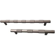 Prime 9387 Desenli Modern Kulp Fırçalı Bronz Renk 192 mm Çok Renkli