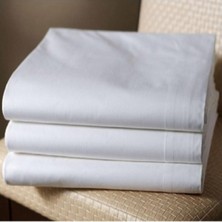 Prime Ezgi Beyaz Otel Çarşafı Lastiksiz Tek Kişilik 100X200 Cm, OTEL_LASTIKSIZ_100