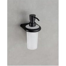 Prime Dorado Sıvı Sabunluk Cam/siyah Renk 175X99X107 mm