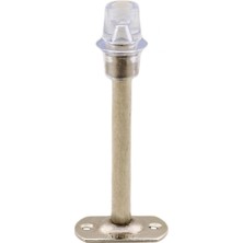MSP Stoperi Tamponu 15 cm Krom Metal Vidalı Kapı Stopu Silikonlu