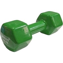 MSP 8 kg Vinly Kaplama Pvc Yeşil Dambıl