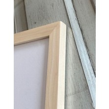 Prime Ahşap Çerçeveli Tablo Doğal Çam Ağacı Ahsap Resim Çercevesi Doğal Ahsap Rengi ile Fotograf, Resim Kolajları, Duvar Galerisi Dekoru Cercevesi (21X30)