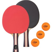 MSP Performans 2 Oyuncu Ping Pong Seti - 2 Masa Tenisi Raketi, 3 – 3 Yıldızlı Turuncu Toplar Dahil
