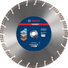 MSP Professional 1x Expert Multimaterial Elmas Kesme Diskleri (Beton, Donatılı Beton, Tuğla, Yumuşak Taş, Ø 300 Mm, Aksesuar Büyük Avuç Taşlama Makinesi)