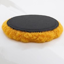 MSP Renk (1 Adet) Orta Sert Koyun Kuzu Postu Pedi Ø 125 mm Pasta Cila Polisaj Cırt Tabanlı Yün