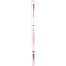 Prime Devobis Dual-Ended Eyeshadow Brush - Çift Taraflı Profesyonel Göz Farı Fırçası