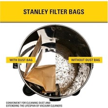 Prime 25-1228 Fits 2.5-3.5 Gallon Disposable Filter Bag Wet Or Dry Cleaner, 3 Filter Bags Per Package