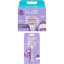 Gillete Breeze Tıraş Makinesi + Yedek Tıraş Bıçağı 4'lü x 2 Adet
