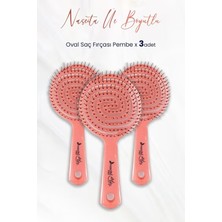 Prime Professional Üç Boyutlu Oval Saç Fırçası Pembe x 3 Adet