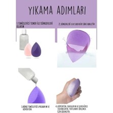 Prime Makyaj Süngeri Fondöten Süngeri, Pudra Süngeri, Kapatıcı Süngeri, Güneş Kremi Süngeri, Bb Krem Süngeri Profesyonel Makyaj Süngeri 4 ' Lü Set