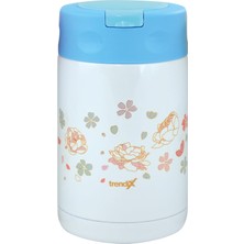 Prime Çelik Içli Termos 500 ml Mavi Çelik Kaşık ile TX-6129