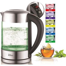 MSP Su Isıtıcısı 1,7 Litre | %100 Bpa Içermez | 2200 Watt | Renk Değişimli LED Aydınlatma | Paslanmaz Çelik | Çaydanlık | Sıcak Tutma Fonksiyonu | Sıcaklık Ayarı (60°C-100°C)