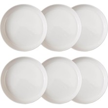 MSP Whıte Çukur Tabak Seti 22CM - 6lı