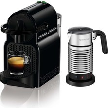 MSP Inissia D40 Siyah + Aeroccino 4 Kahve Makinesi Seti