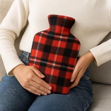 Karok Ticaret Polar Kılıflı Su Torbası 2 Litre | Yumuşak Fleece Kılıf, Isıyı Uzun Süre Korur | Karışık Desen ve Renk | Ağrı, Bel, Boyun ve Regl Sancısı Için Ideal